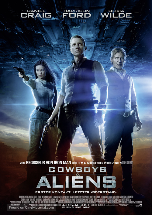 Cowboys &amp; Aliens - German Movie Poster