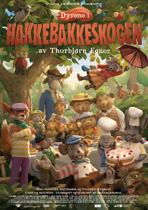 Dyrene i Hakkebakkeskogen - Norwegian Movie Poster