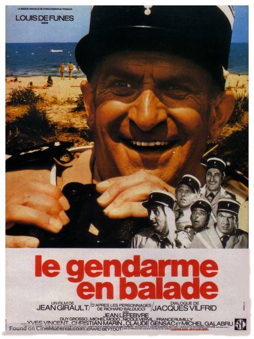 Le gendarme en balade - French Movie Poster