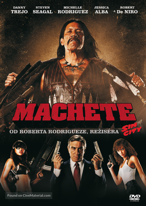 Machete - Czech DVD movie cover