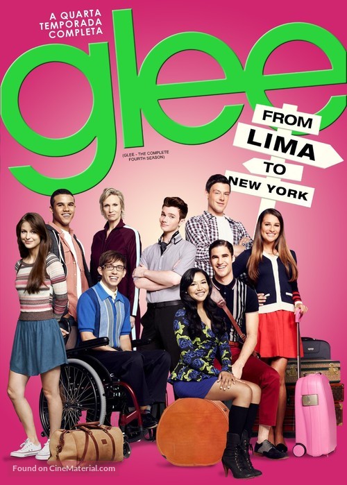 &quot;Glee&quot; - Brazilian DVD movie cover