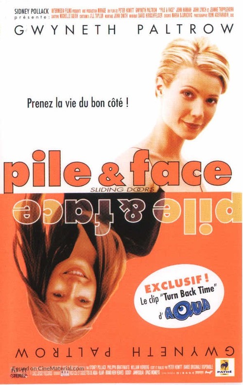 Sliding Doors - French DVD movie cover
