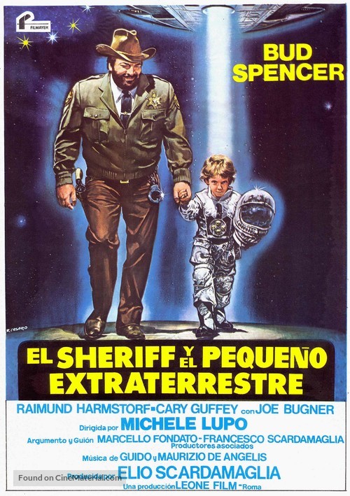 Uno sceriffo extraterrestre - poco extra e molto terrestre - Spanish Movie Poster