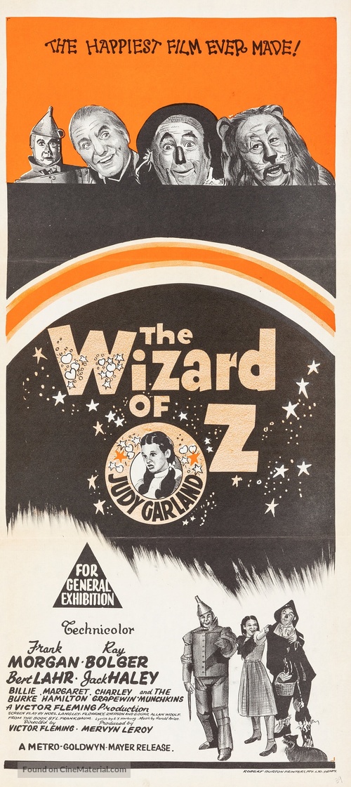 The Wizard of Oz - Australian Re-release movie poster