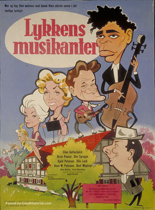 Lykkens musikanter - Danish Movie Poster