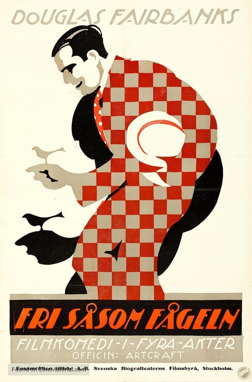 He Comes Up Smiling - Swedish Movie Poster