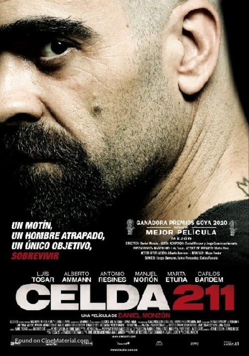Celda 211 - Colombian Movie Poster