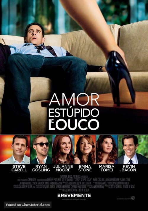 Crazy, Stupid, Love. - Portuguese Movie Poster