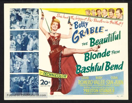 The Beautiful Blonde from Bashful Bend - Movie Poster