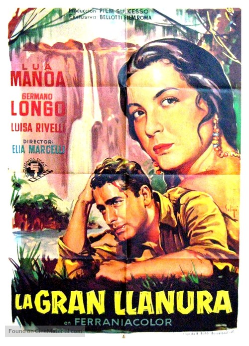 La grande savana - Spanish Movie Poster
