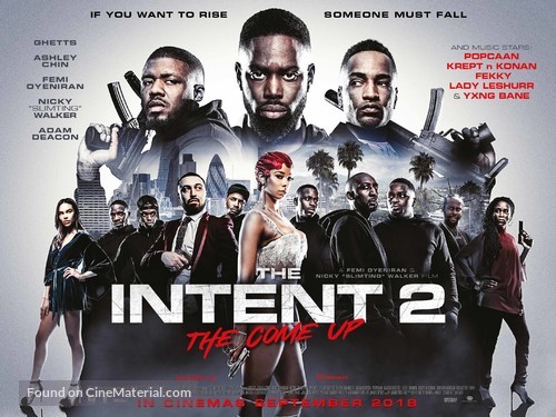 The Intent 2: The Come Up - British Movie Poster