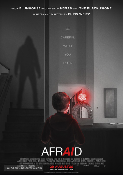 Afraid - Dutch Movie Poster