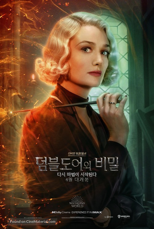 Fantastic Beasts: The Secrets of Dumbledore - South Korean Movie Poster