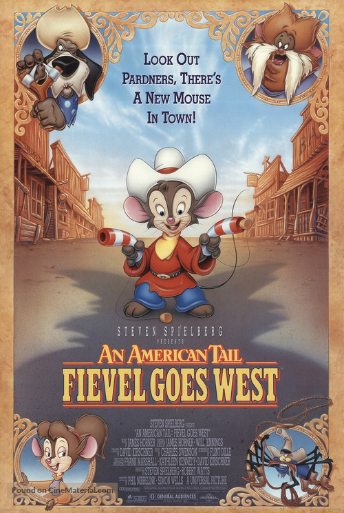An American Tail: Fievel Goes West - Movie Poster