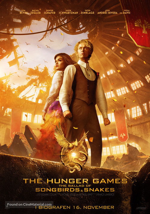 The Hunger Games: The Ballad of Songbirds and Snakes - Danish Movie Poster