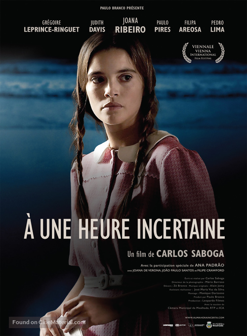 A Uma Hora Incerta - French Movie Poster