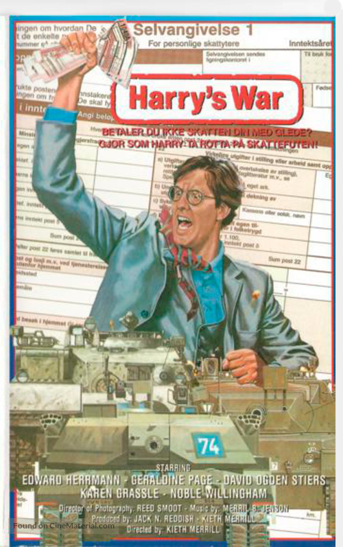 Harry&#039;s War - Norwegian Movie Cover
