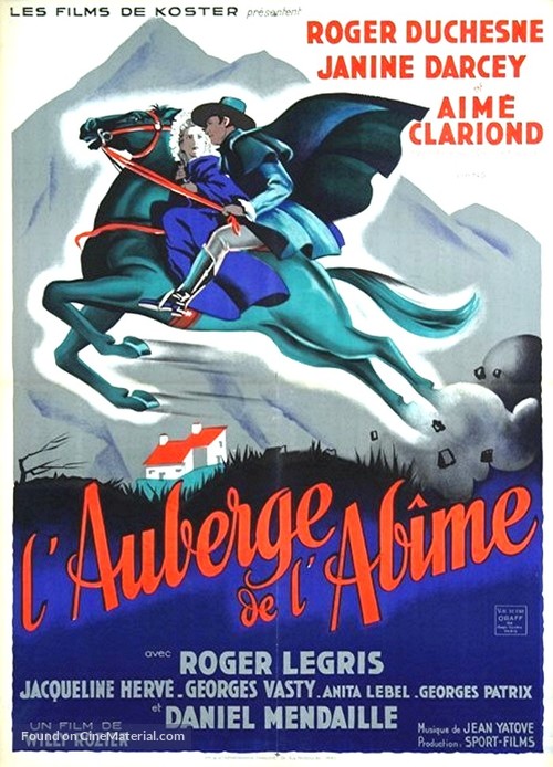 L&#039;auberge de l&#039;ab&icirc;me - French Movie Poster