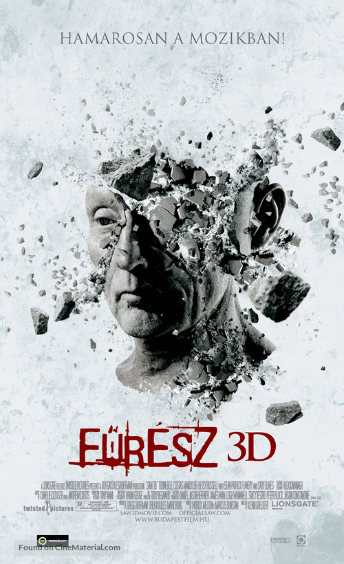 Saw 3D - Hungarian Movie Poster