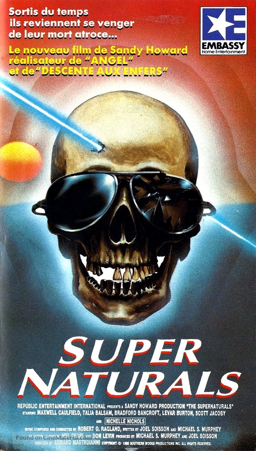The Supernaturals - French VHS movie cover