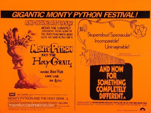 Monty Python and the Holy Grail - British Combo movie poster