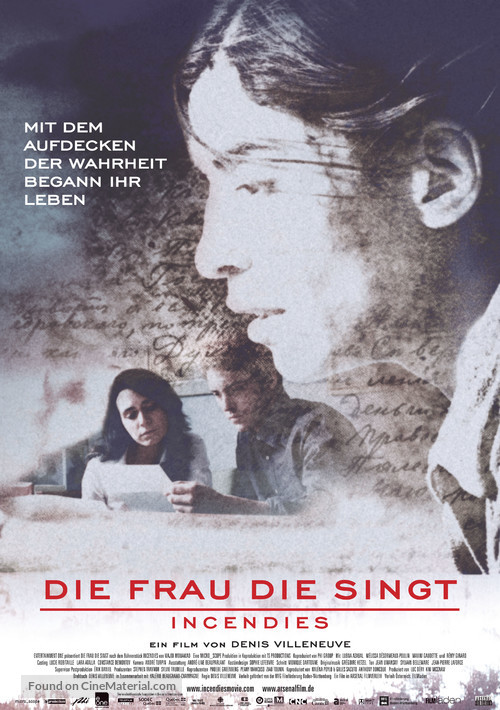 Incendies - German Movie Poster