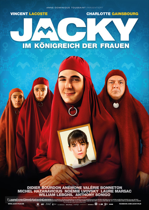 Jacky au royaume des filles - German Movie Poster