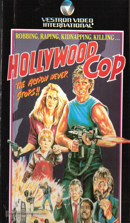 Hollywood Cop - Dutch VHS movie cover