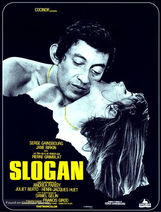 Slogan (1969) French movie poster