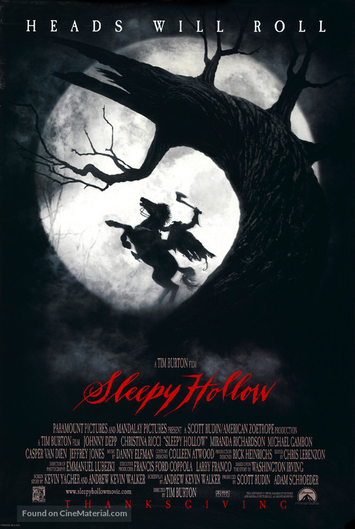 Sleepy Hollow - Movie Poster