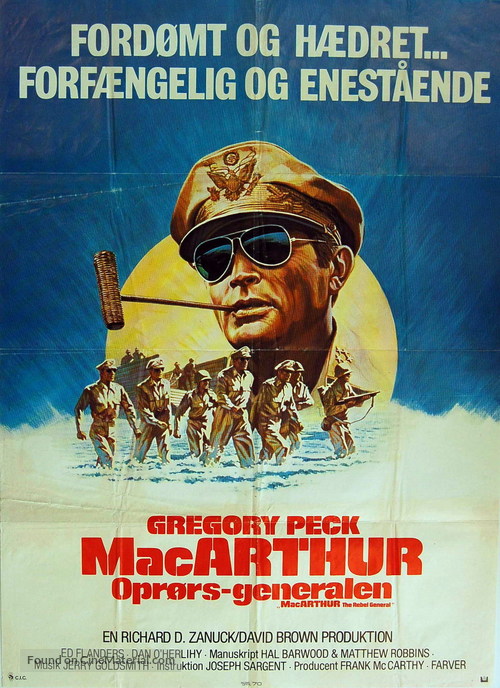 MacArthur - Danish Movie Poster