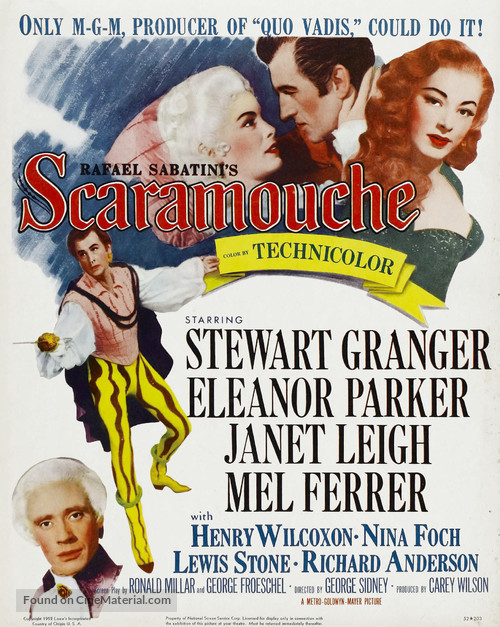 Scaramouche - Movie Poster
