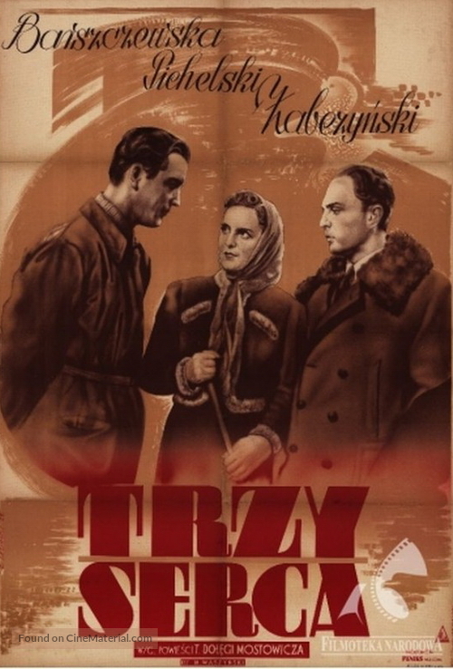 Trzy serca - Polish Movie Poster