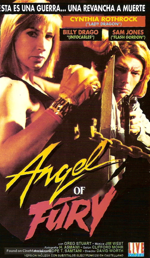 Angel of Fury - Argentinian VHS movie cover