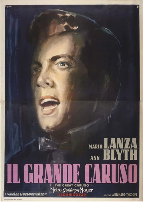 The Great Caruso - Italian Movie Poster