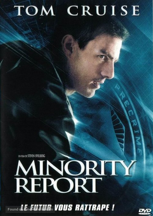 Minority Report - Canadian DVD movie cover