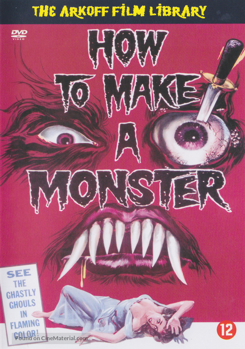 How to Make a Monster - Dutch DVD movie cover