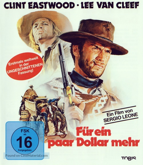 Per qualche dollaro in pi&ugrave; - German Blu-Ray movie cover