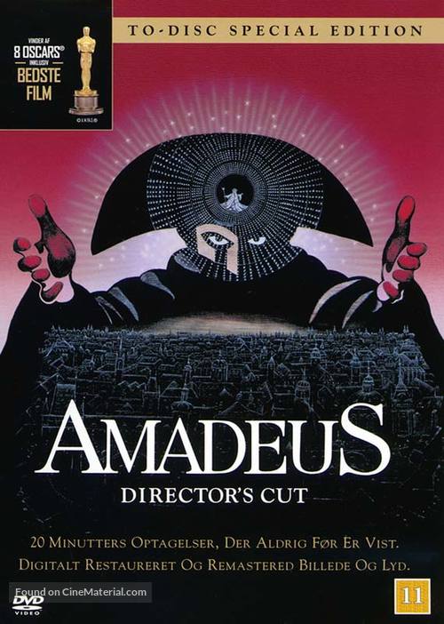Amadeus - Danish Movie Cover
