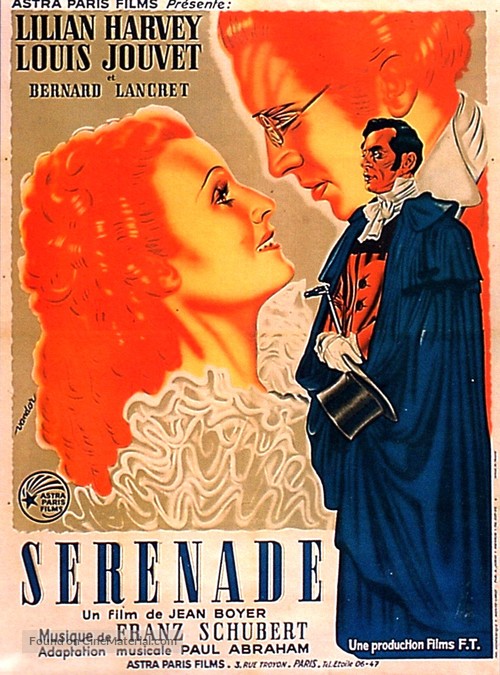 S&eacute;r&eacute;nade - French Movie Poster