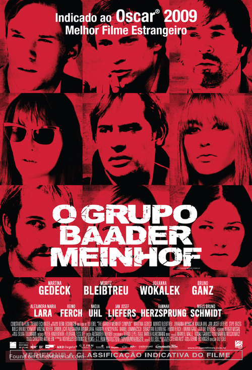 Der Baader Meinhof Komplex - Brazilian Movie Poster
