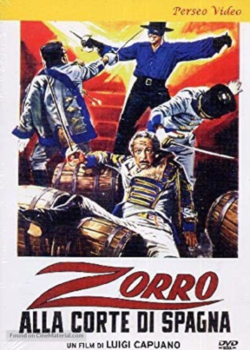 Zorro alla corte di Spagna - Italian Movie Cover