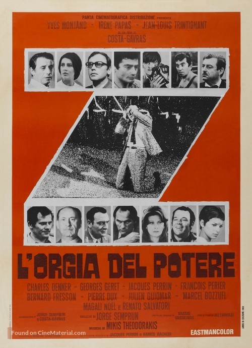 Z - Italian Movie Poster