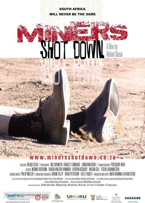 Miners Shot Down - South African Movie Poster