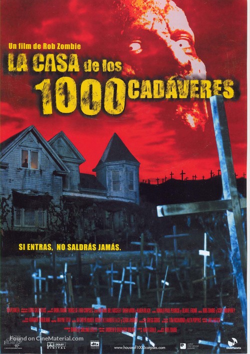 House of 1000 Corpses - Spanish Movie Poster