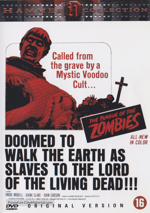 The Plague of the Zombies - Belgian DVD movie cover