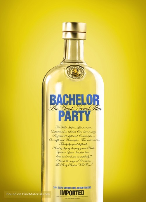 Bachelor Party - Indian Movie Poster