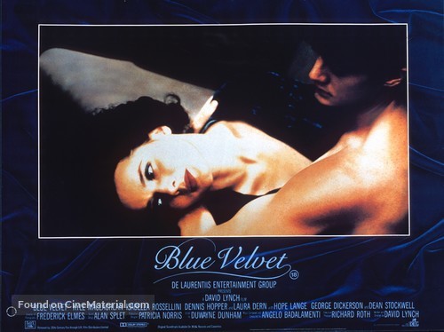 Blue Velvet - British Movie Poster