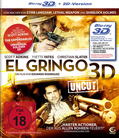 El Gringo - German Blu-Ray movie cover