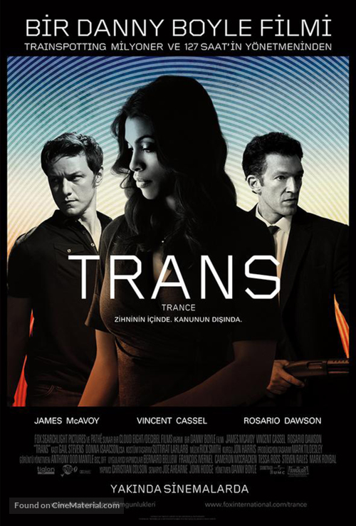 Trance - Turkish Movie Poster